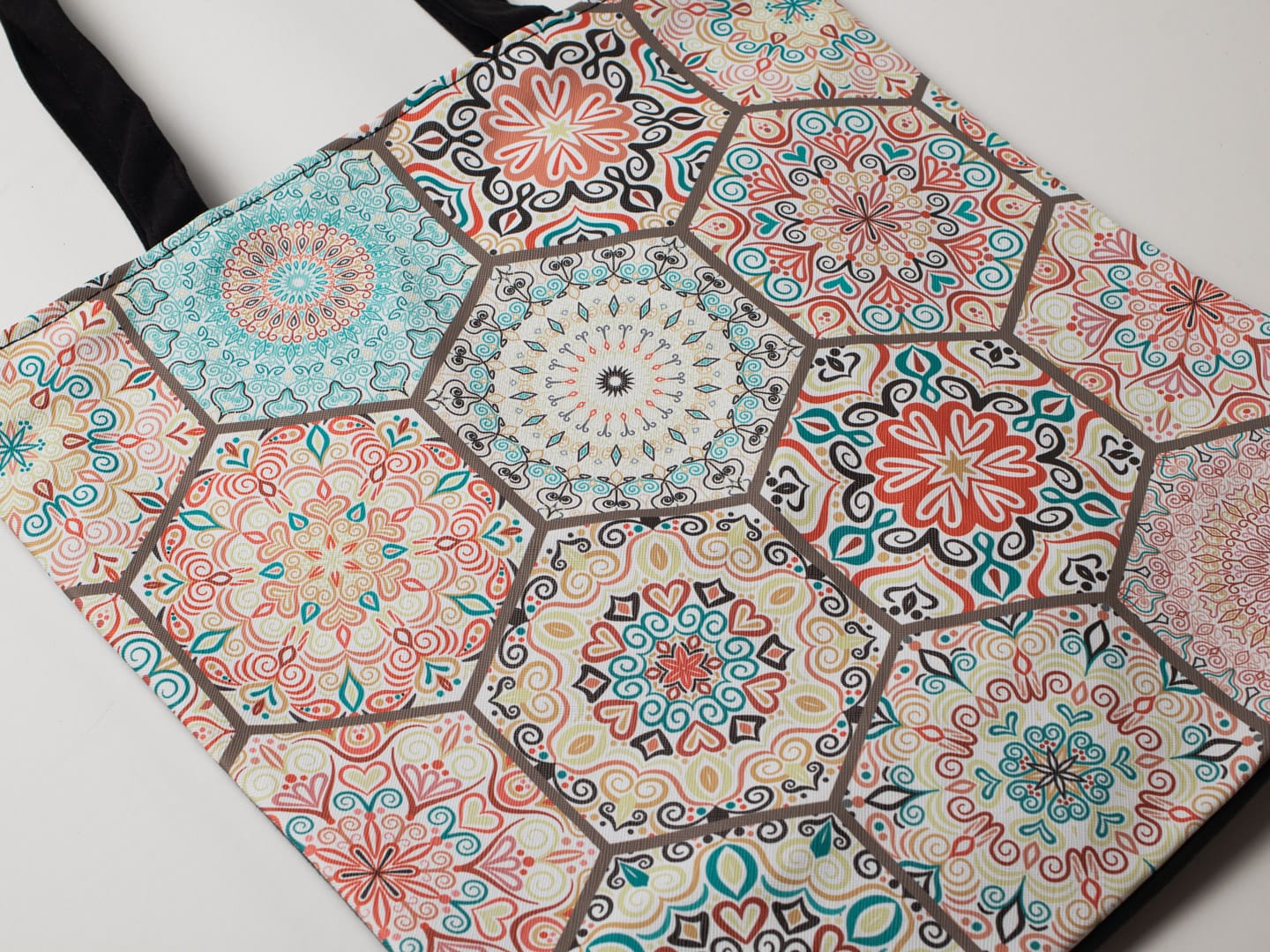 Bolso lona plastificada vertical