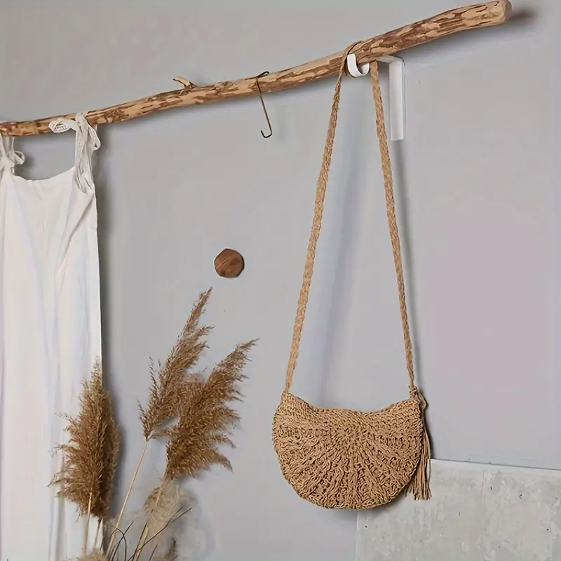 Bolso tejido de verano - small - color camell