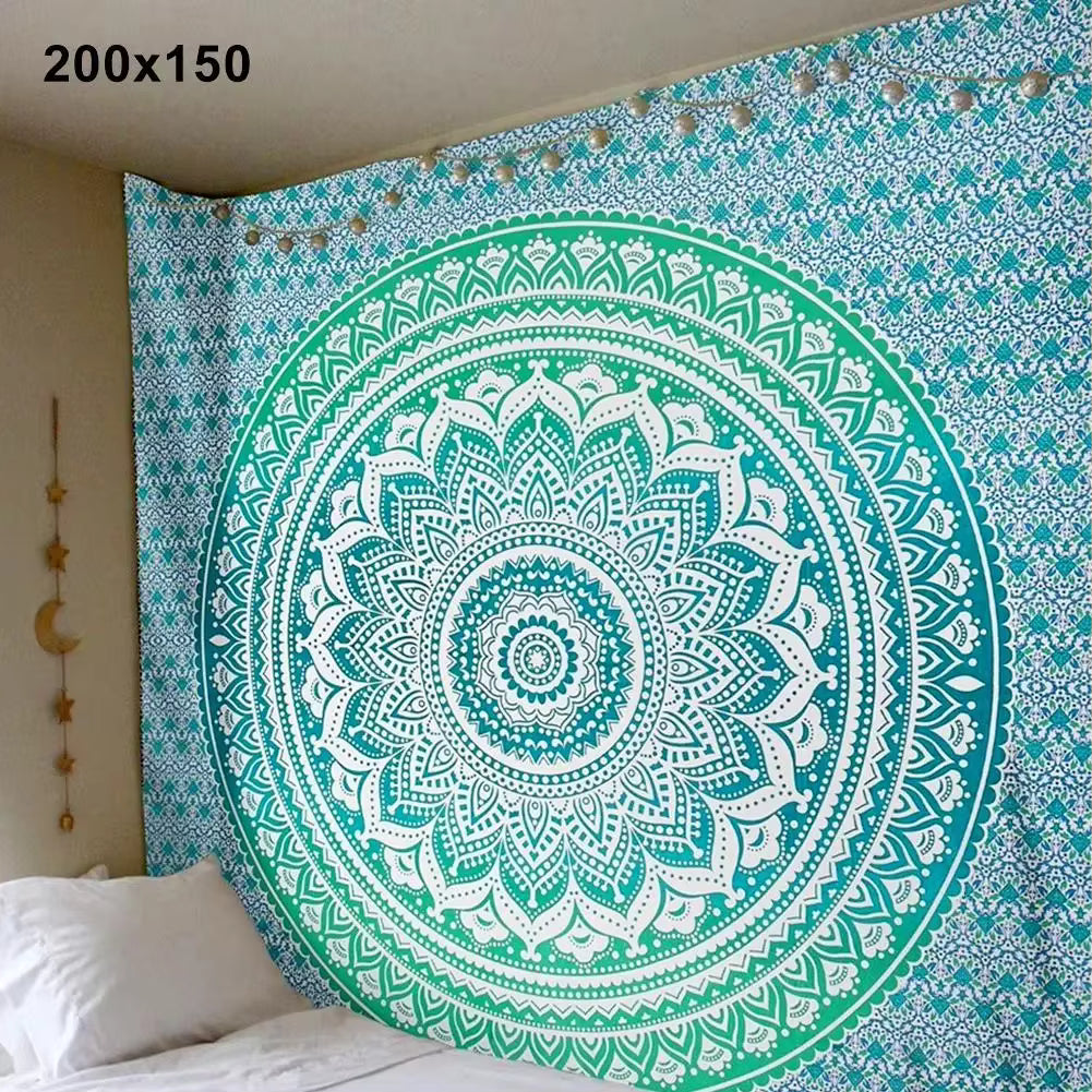 Mandala de la India Flor de Loto Verde