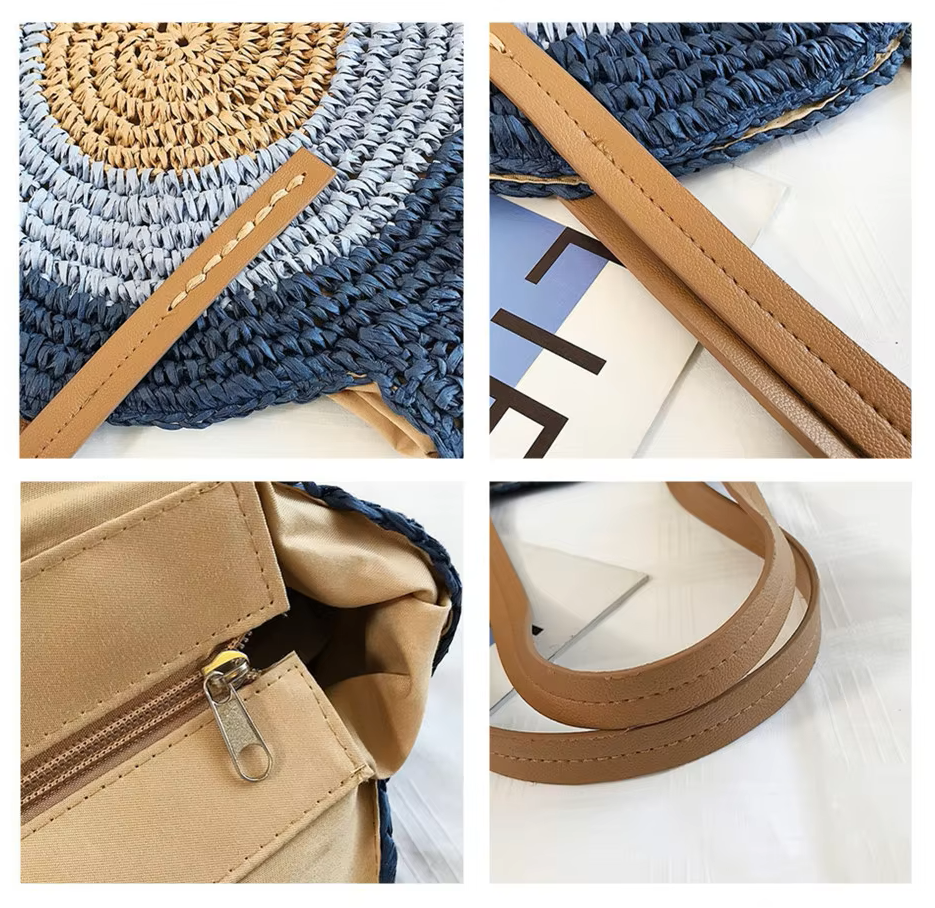 Bolso Circular ojo turco Azul