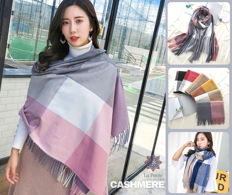 Bufandas textura Cashmere