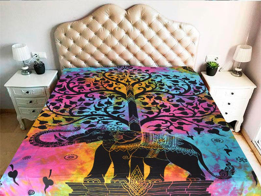 Mandala de la India Arbol de la vida colorido