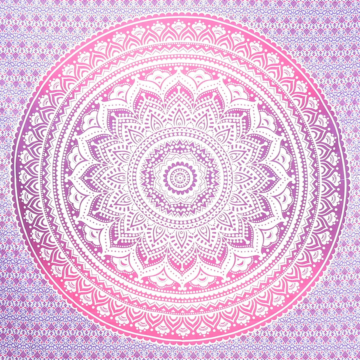 Mandala de la India Flor de Loto Rosado Mandala