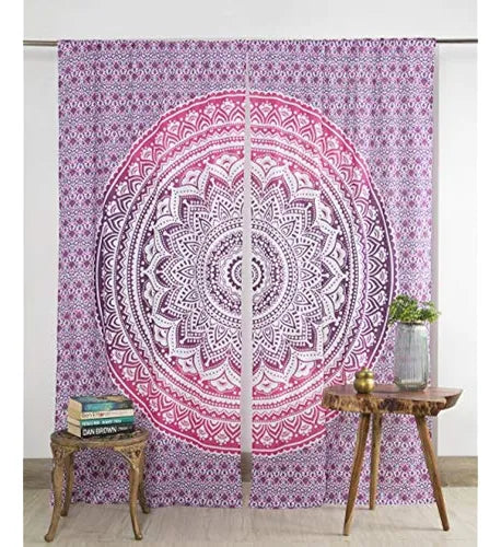Mandala de la India Flor de Loto Rosado Mandala